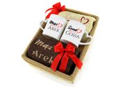 Zestaw RĘCZNIKÓW i KUBKI Prezent na ROCZNICĘ ŚLUBU