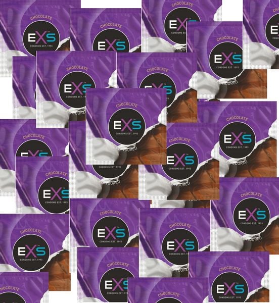 Exs Chocolate 30Szt Prezerwatywy Smakowe Czekolada zdjęcie 1