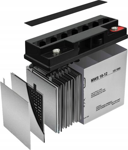 AKUMULATOR BEZOBSŁUGOWY MWS CENTRALA UPS 12V 18Ah na Arena.pl