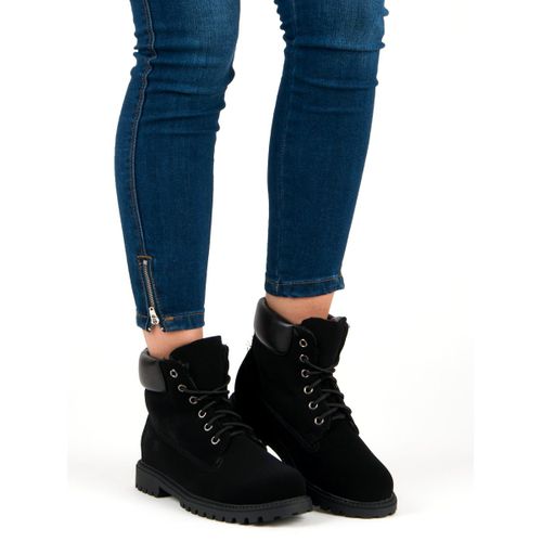 Czarne traperki r.40 na Arena.pl