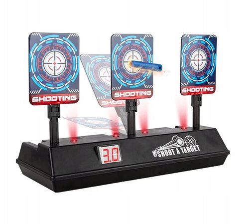 Elektroniczna TARCZA do Nerf Strzelnica 3 CELE Efekty dźwiękowe (E070) na Arena.pl