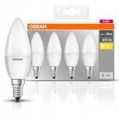 4x Żarówka LED E14 B35 5W = 40W 470lm 2700K Ciepła 300° OSRAM