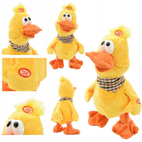 KACZKA ZABAWKI INTERAKTYWNE DLA DZIECI GRA CHODZI zdjęcie 1