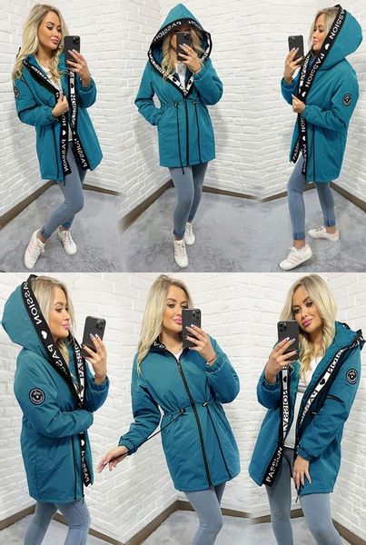 ASYMETRYCZNA PARKA kurtka Z KAPTUREM 4 KOLORY XS zdjęcie 10