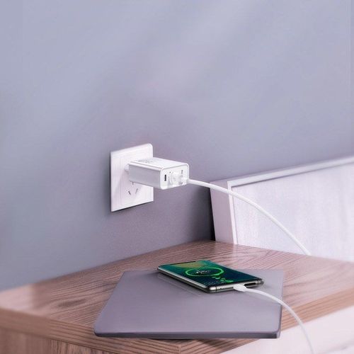 BASEUS SPEED PPS QC3.0 + USB-C NETWORK CHARGER WHITE na Arena.pl