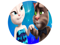 Opłatek na tort Gadający Kot