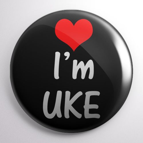 Przypinka I'm Uke ♥ na Arena.pl