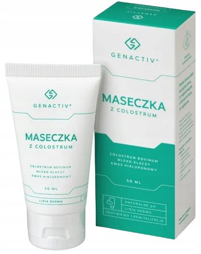 GENACTIV Colostrigen R maseczka do twarzy z COLOSTRUM 50 ml na Arena.pl