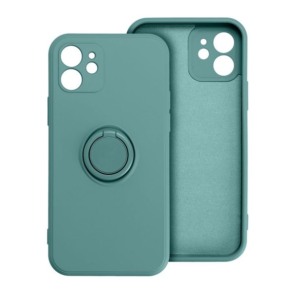 Futerał SILICONE RING do IPHONE 16 zielony zdjęcie 1