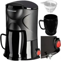 EKSPRES SAMOCHODOWY DO KAWY KAMPER TIR 12V + KUBEK