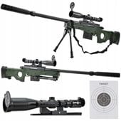 karabin pistolet snajperski snajperka kulki 108cm