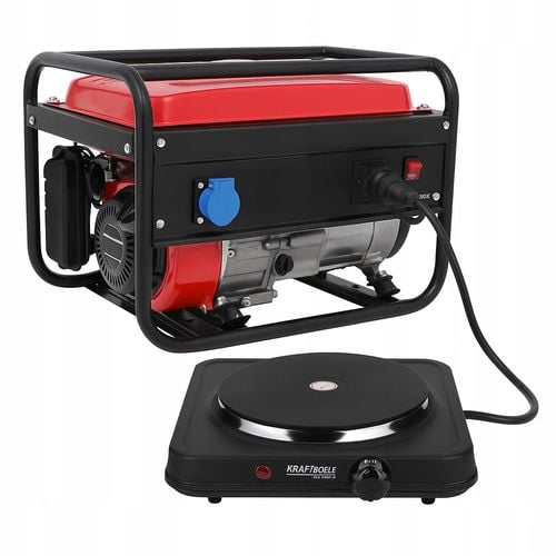 KUCHENKA ELEKTRYCZNA PRZENOŚNA 230V 1 PALNIK 2KW DO AGREGATU PRĄDOTWÓRCZEGO na Arena.pl