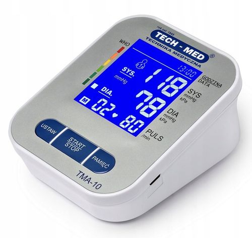CIŚNIENIOMIERZ NARAMIENNY ETUI CZYTELNY EKRAN ARYTMIA TECH-MED TMA-10 na Arena.pl