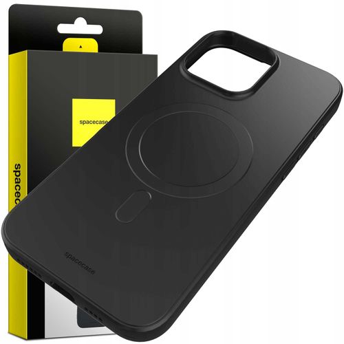 Spacecase Silicone Magnetic Case Iphone 16 Pro Max Black na Arena.pl