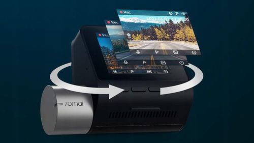 70mai Wideorejestrator A510 Kamera HDR + karta SAMSUNG 64GB EVO+ na Arena.pl