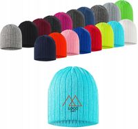 Czapka zimowa z akrylu TWÓJ HAFT LOGO NAPIS GRAFIKA firmowa reklamowa 5 szt