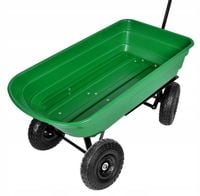 WÓZEK OGRODOWY TRANSPORTOWY TACZKA WYWROTKA PRZYCZEPKA DO OGRODU 3w1 300kg