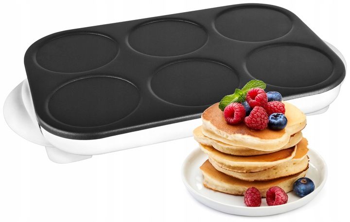 PATELNIA do naleśników NALEŚNIKARKA Pancakes 1500W NON STICK 6 SZT MOCNA zdjęcie 1