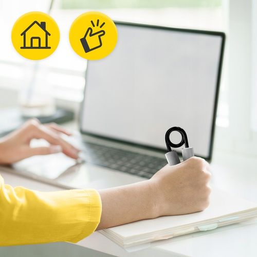 ŚCISKACZ DO RĄK DŁONI ANTYPOŚLIZGOWY TRENING DUŻY OPÓR DO 45 kg na Arena.pl