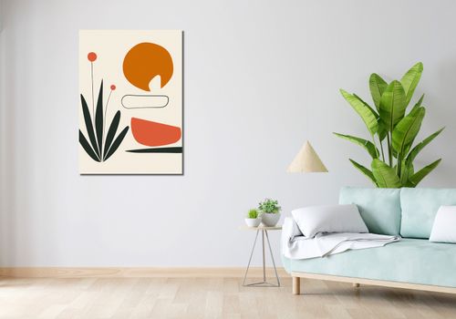 Obraz 70x100cm Abstrakcyjny Zen na Arena.pl