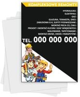 ulotki A6 reklamowe firmowe 100 szt różne wzory kompleksowe remonty