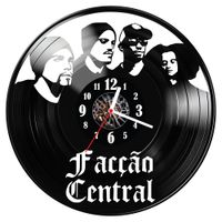 Zegar ścienny z płyty winylowej Faccao Central 1401.14
