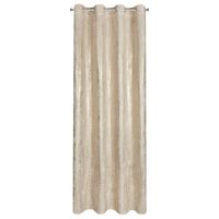Zasłona zaciemniająca błyszcząca na przelotkach RENIA 140X250 j. beżowa