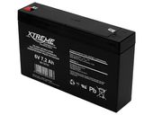 Akumulator żelowy  6V  7.2Ah XTREME 151x93x35_4,8
