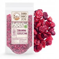 ŻURAWINA SUSZONA 1kg cięta, NATURALNA, bez konserwantów - Dania Babci Zosi