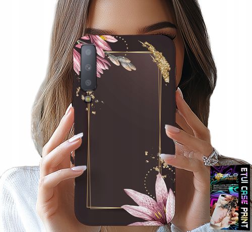 ETUI DO SAMSUNG A7 2018 - KWIECISTE ELEGANCKIE WZORY OBUDOWA na Arena.pl