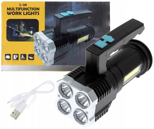 L-19 Latarka ładowana przez USB na Arena.pl