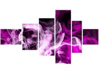 100CM 180CM OBRAZ 6 ELEM WARIACJE FIOLETEM ŚCIENNY