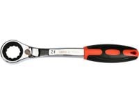 KLUCZ OCZKOWY ODGIĘTY Z GRZECHOTKĄ 24MM - YT-02385