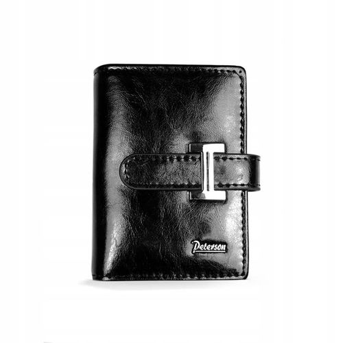 skórzane etui na dokumenty z metalowym zapięciem - peterson na Arena.pl