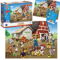 puzzle wimmel ”psi patrol - na farmie” 60 el. karty z pytaniami  200452