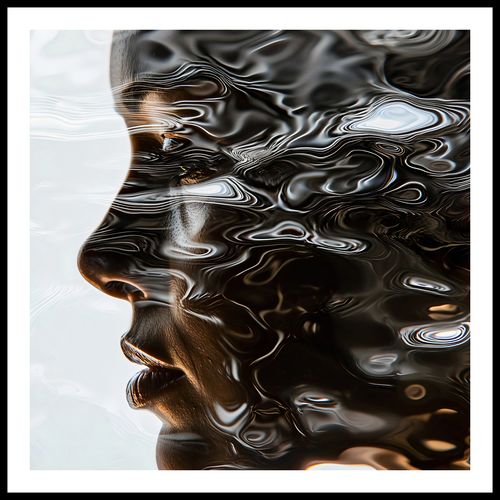 Plakat 60x60cm Wodniste Odbicie Swojego Ja na Arena.pl