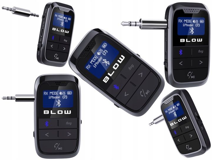 TRANSMITER ADAPTER BLUETOOTH 5.1 NADAJNIK AKUMULATOR USB-C LCD JACK zdjęcie 2
