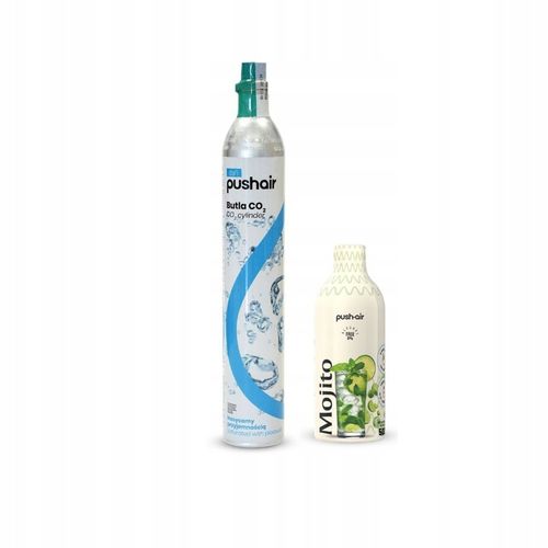 NABÓJ CYLINDER CO2 BUTLA DO SATURATORA DAFI + KONCENTRAT SYROP MOJITO na Arena.pl