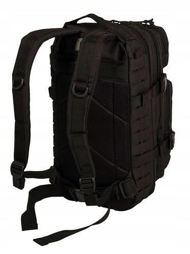 Mil-Tec Plecak Wojskowy Laser Cut 20L Czarny na Arena.pl