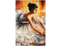 OBRAZ PRIMA BALERINA CIEPŁYM TLE