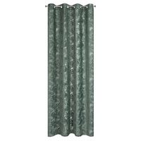 Zasłona na przelotkach w liście LIVIA 140X250 ciemnomiętowa