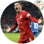 Opłatek na tort Lewandowski