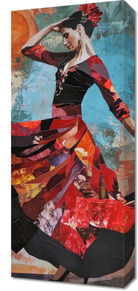 Obraz 30x70cm Taniec Flamenco zdjęcie 1