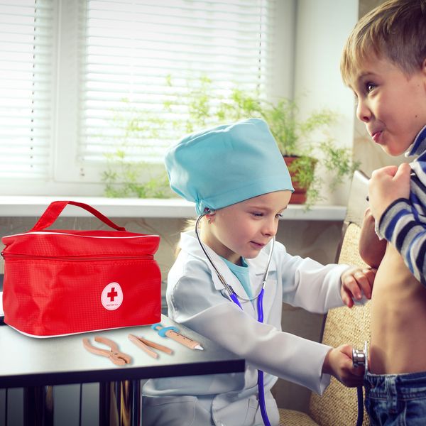 Drewniany Zestaw Małego Lekarza Dentysty W Walizce zdjęcie 4