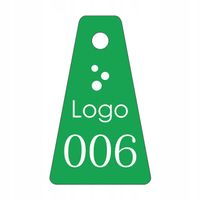 GRAWER Brelok bryloczek zawieszka do kluczy TWOJE LOGO NUMER POKOJU 20 szt