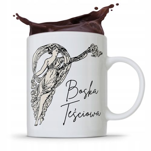 Kubek Prezent Teściowej Mamy Boska Teściowa Z Nadrukiem Ze Zdjęciem na Arena.pl