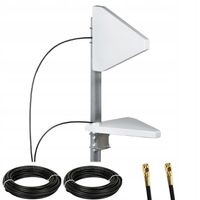 Antena LTE 4G 5G ATK-LOG ALP MIMO 2 x 10m wtyk SMA 698-3800 MHz 9dBi Dipol