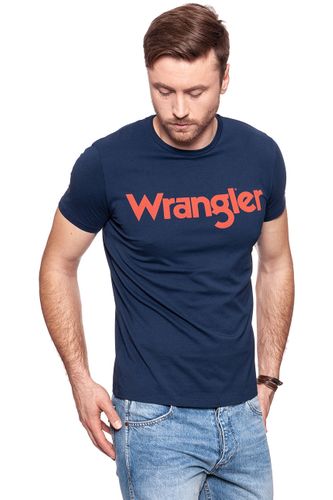WRANGLER SS LOGO TEE NAVY W7A86D335 M na Arena.pl