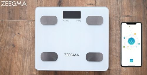 Waga łazienkowa analityczna SMART BIAŁA 17w1 iOS Android BMI do 200 kg na Arena.pl