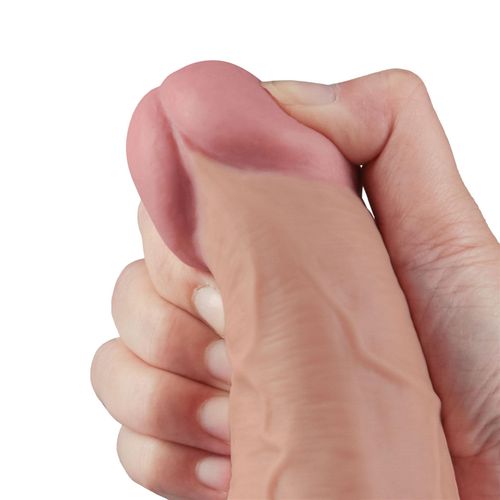 10.5" Real Softee Rechargeable Tpe Vibrating Dildo(Flesh) na Arena.pl